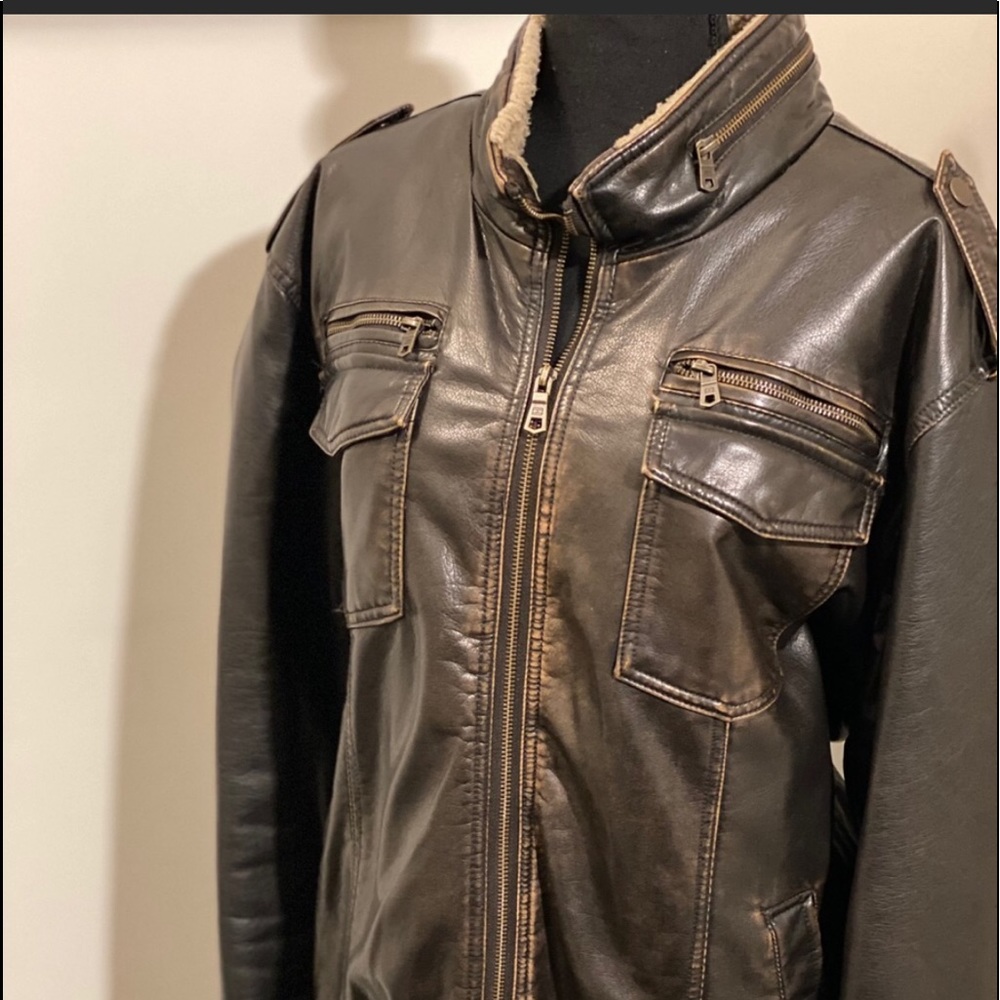 Tommy Hilfiger brown aviator-Bomber jacket. 2xl